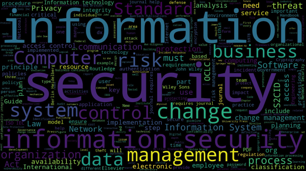 Ein kreisförmiges Wortwolken-Diagramm mit "Information Security" in verschiedenen Sprachen, am größten in der Mitte und kleinere Wörter strahlen nach außen, Übergang von hell zu dunkelblau.