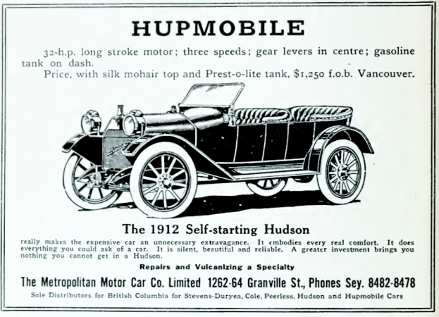 Eine Werbung mit einem Auto und Text.