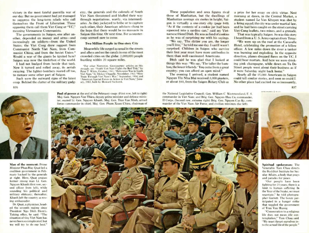 Eine Zeitung mit schwarzem Text, Bildern von Menschen und einem weißen Hintergrund.