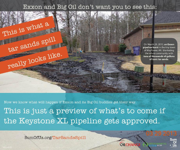 Ein Plakat mit Text, das Bäume, ein Gebäude und einen Müllbehälter im Hintergrund zeigt.