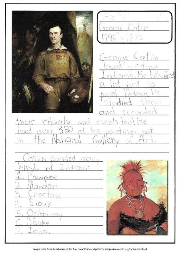 Eine Seite mit Bildern von alten Menschen und darauf geschriebenem Text.