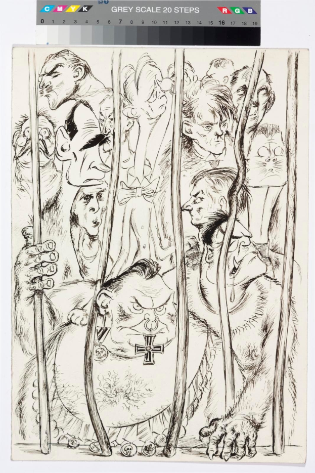 Comicseite mit dem Titel "Grimm Fairy Tales 1-A von Dark Horse", die eine Gruppe von Menschen hinter Gittern unter einem tiefblauen Nachthimmel mit Sternen zeigt, einige von ihnen ängstlich und andere entschlossen.