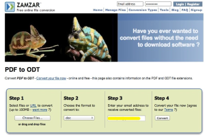 Zwei animierte Bilder umgeben von Registrierungsportalen und verschiedenen Informationen auf einer Website.